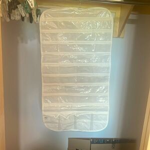 Jewelry closet organizer